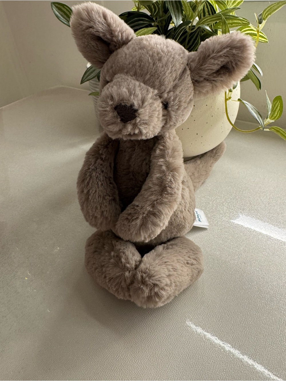 Jellycat London Kara Mama Kangaroo Soft Plush Retired Note -  No Baby